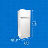 Danby DPF074V1WDB dimensions