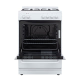 Danby DR24V1WGLP gas range with oven door open