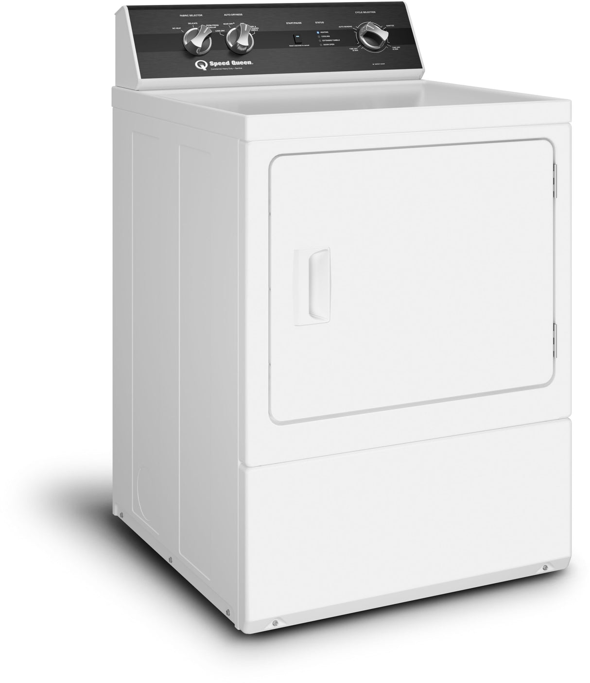 Speed Queen DR3004WG gas dryer left profile