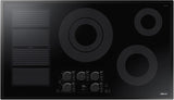 Dacor DTI36P876BB 36 Inch Induction Cooktop Black Glass top view