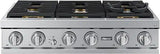 Dacor DTT36T960GS 36 Inch Gas Rangetop Silver Stainless front view