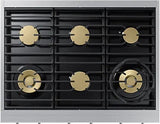 Dacor DTT36T960GS 36 Inch Gas Rangetop burner detail