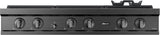 Dacor DTT48T960GM 48 Inch Gas Rangetop Illumina knob control detail