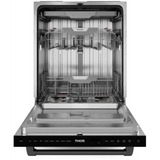 Thor Kitchen Gordon Ramsay DW24X8BA00BRZ Dishwasher, 24 inch Exterior Width, 49 dB Decibel Level, Fully Integrated, Stainless Steel (Interior), 8 Wash Cycles, 15 Capacity (Place Settings), 3 Loading Racks, Matte Black (Bronze Handle) colour