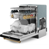 24 Inch Built-In Fully Integrated Dishwasher with 15 Place Setting Capacity