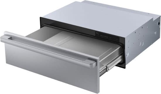 Dacor DWR30U900WS 30 Inch Warming Drawer open