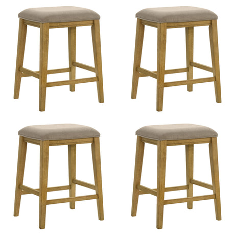 Jane - Contemporary Transitional Wood Counter Height Kitchen Bar Stool