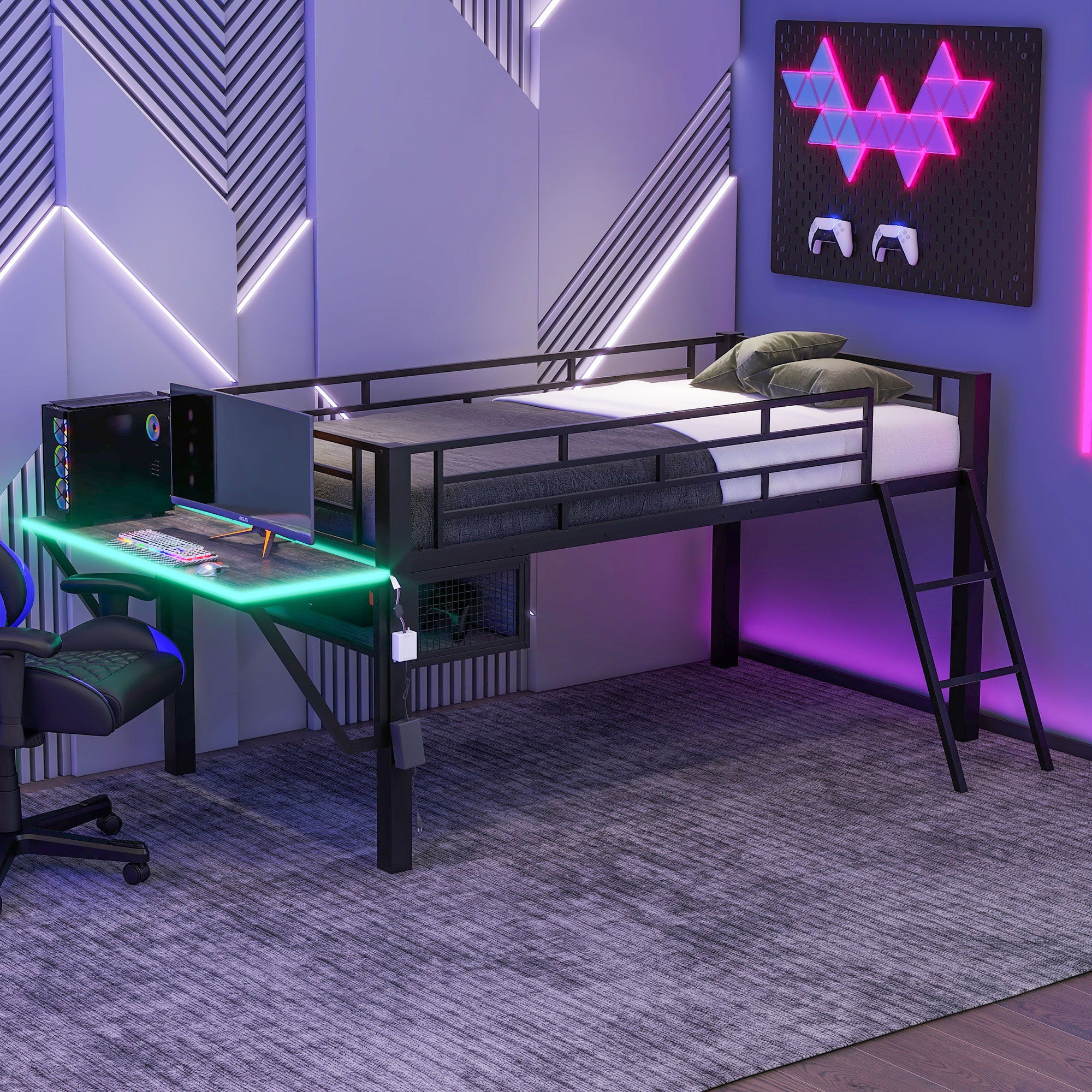 DREAMLAND Gaming Loft Bed