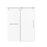 Frameless Single Sliding Shower Doors With Towel Rail & Handle