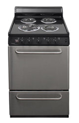 24 in. Freestanding Electric Range in Stainless Steel - (ECK600BP)