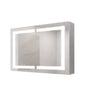 Medicine Cabinet With LED Vanity Mirror, Anti-Fog, Waterproof, Dimmable With Touch Switch