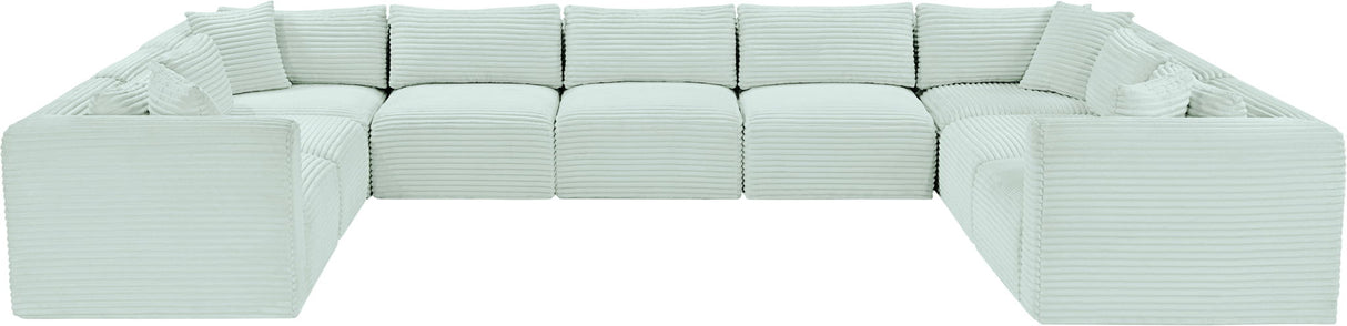 Shaggy - 9 Piece Modular U-Shaped Sectional
