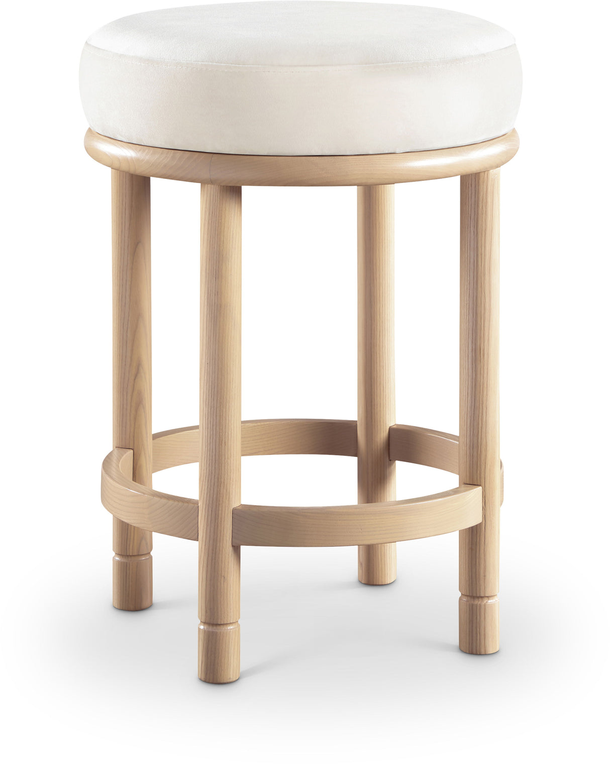 Monette - Counter Stool With Natural Base