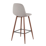 Pebble - 30" Fixed-Height Barstool (Set of 2) - Beige