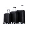 20" / 24" / 28" 3 Pieces / Set Spinner Wheel Luggage, Carry On Suitcase, With Cup Holder & USB Port & Phone Holder