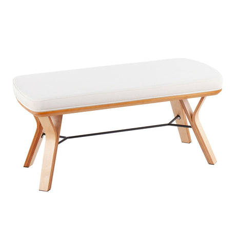 Folia - Mid-Century Modern Bench