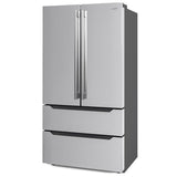 22.5 Cu. ft. French Door Refrigerator, Deep Freezer, 4 Door Stainless-Steel Fridge - RERFDSS-22C.