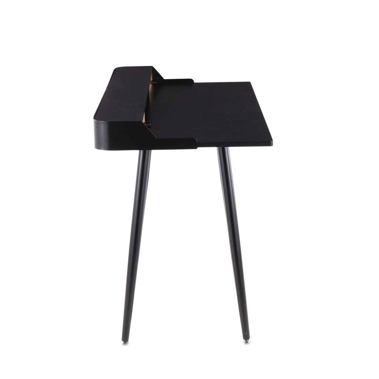 Harvey - Contemporary Desk - Black Steel