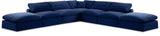 Comfy - 7 Piece Velvet Modular Corner Sectional