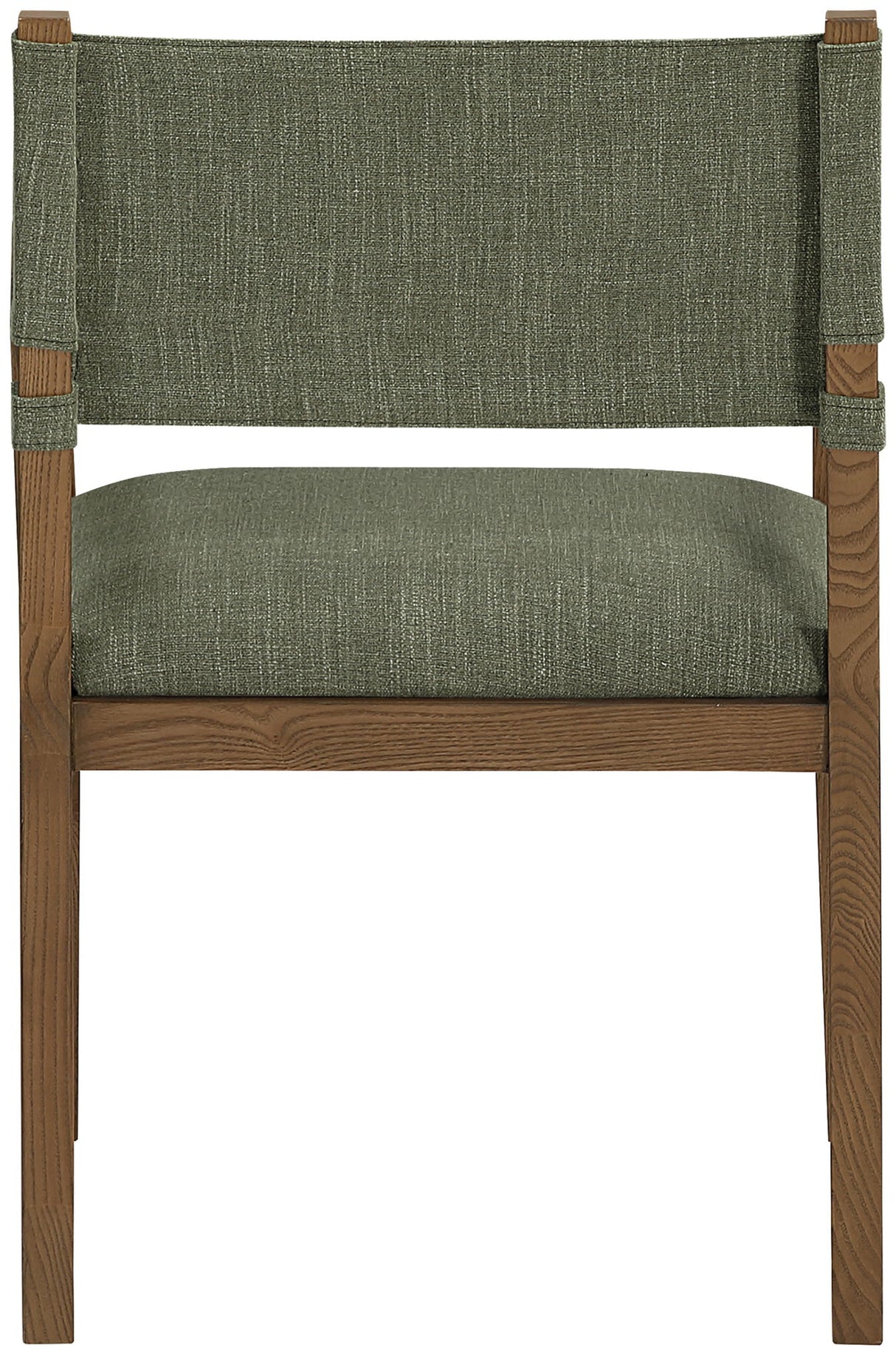 Avon - Linen Textured Performance Fabric Dining Arm Chair