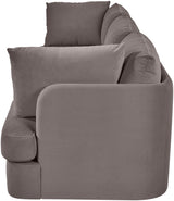 Hammond - Velvet Performance Fabric Upholstered 3 Piece Sofa