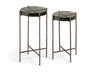 Vetra - Iron Base Bunching End Table - Bronze