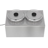 8 Qt. Two-Pot Electric Countertop Food Warmer, CFW-4.