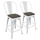 Oregon - High Back Counter Stool Set