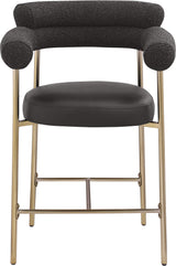 Blake - Counter Stool With Bronze Legs (Set of 2)