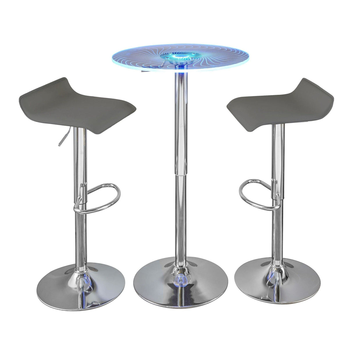 Spyra - Ale 3 Piece Bar Set - Chrome Metal