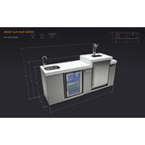 Mont Alpi Beverage Center & Kegerator - MA-BEVKEG