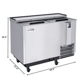 50 in. Commercial Bottle Cooler in Stainless-Steel with Built-In Opener, ETL Listed, 14 cu. ft. (KM-BOC50-SS) No rating value Same page link.   (0) Write a review
