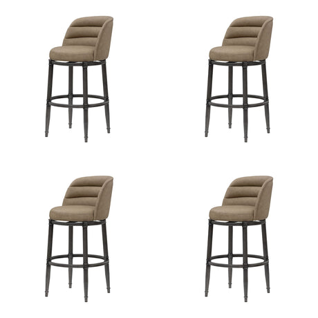 Eunice - Faux Leather Upholstered Swivel Barstool
