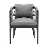 Zella - Outdoor Patio Dining Chair (Set of 2) - Light Gray / Earl Gray