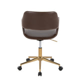 Margarite - Task Chair - Gold Metal