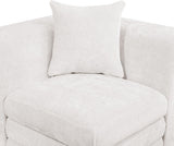 Stellar - Chenille Fabric Upholstered Modular Corner Chair