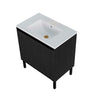Bathroom Vanity With Ceramic Sink, Floor-Standing Design, Soft-Closing Drawers