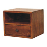 Solis - 1 Drawer Wall Mounted Nightstand
