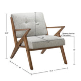 Rocket - Lounge Chair - Light Gray