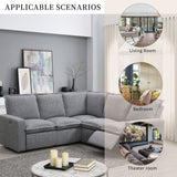 Power Recline Sectional - Gray