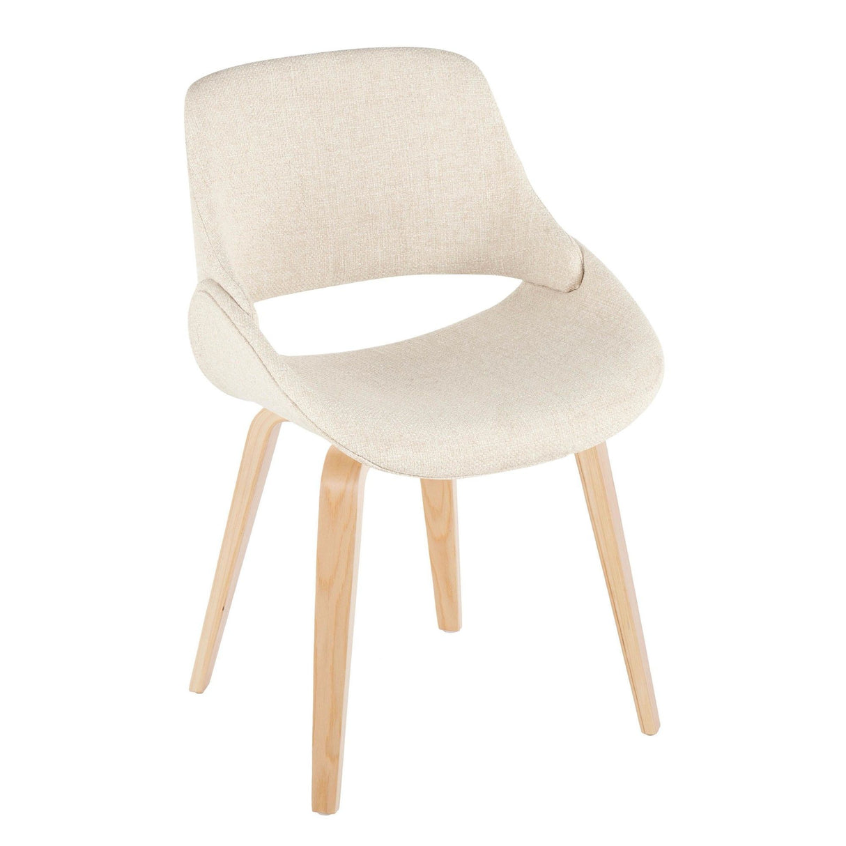 Fabrico - Chair (Set of 2) - Cream And Natural