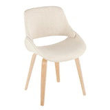 Fabrico - Chair (Set of 2) - Cream And Natural