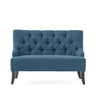 Nicole - French Style Upholstered Loveseat With Tufted Backrest