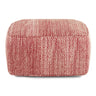 Nate - Handcrafted Square Pouf