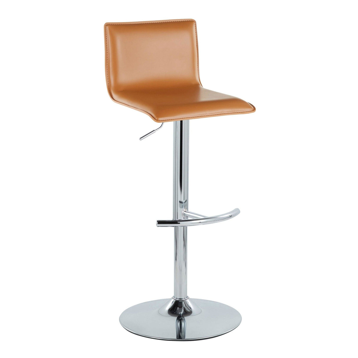 Mara - Adjustable Barstool (Set of 2) - Chrome Metal