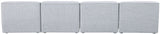 Miramar - 4 Seat Armless Modular Sofa