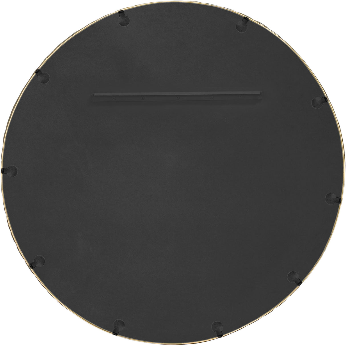 Hammer - Round Iron Mirror