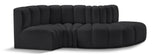 Arc - Faux Leather 4 Piece L-Shaped Modular Sofa