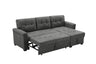 Lucca - Reversible Sectional Sleeper Sofa Chaise With Storage