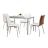 Fuji - Mason Swivel Contemporary 5 Piece Dining Room Set
